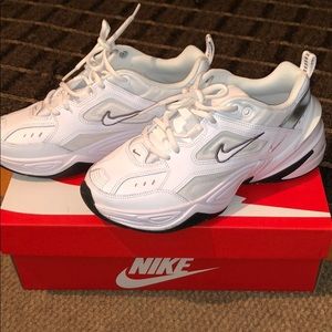 WORN ONCE NIKE M2K tekno leather and mesh sneaker